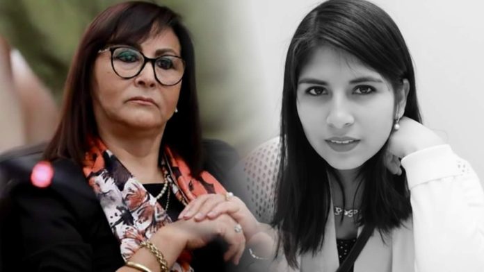 Two women side by side: an older woman with glasses and a floral scarf on the left, and a young woman resting her chin on her hand on the right.